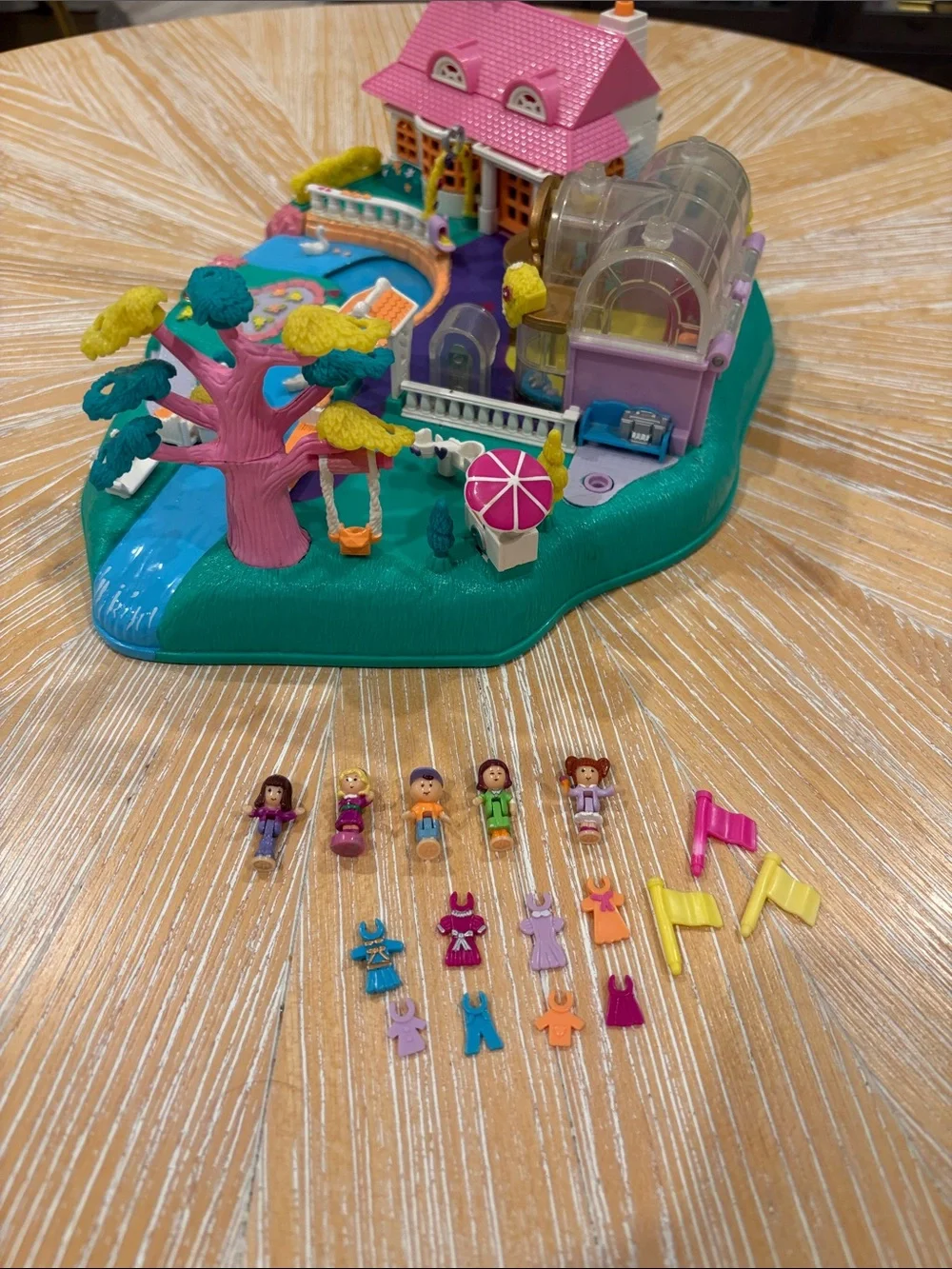 1996 COMPLETE Magical Movin’ Pollyville Polly Pocket Bluebird WORKS